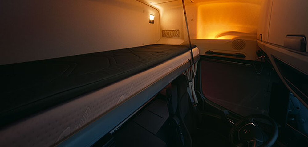 Komfort Actros L Interieurdesign Bett