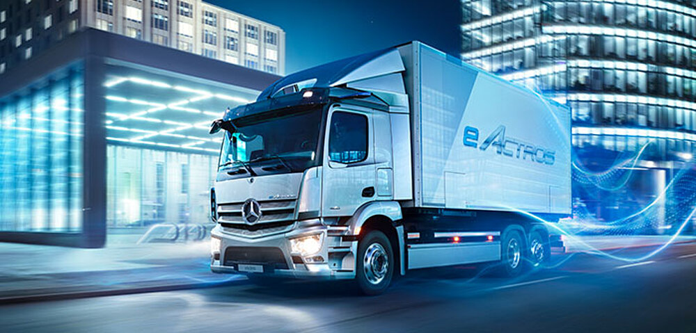 eActros Mercedes-Benz Elektro Truck E-Mobilität